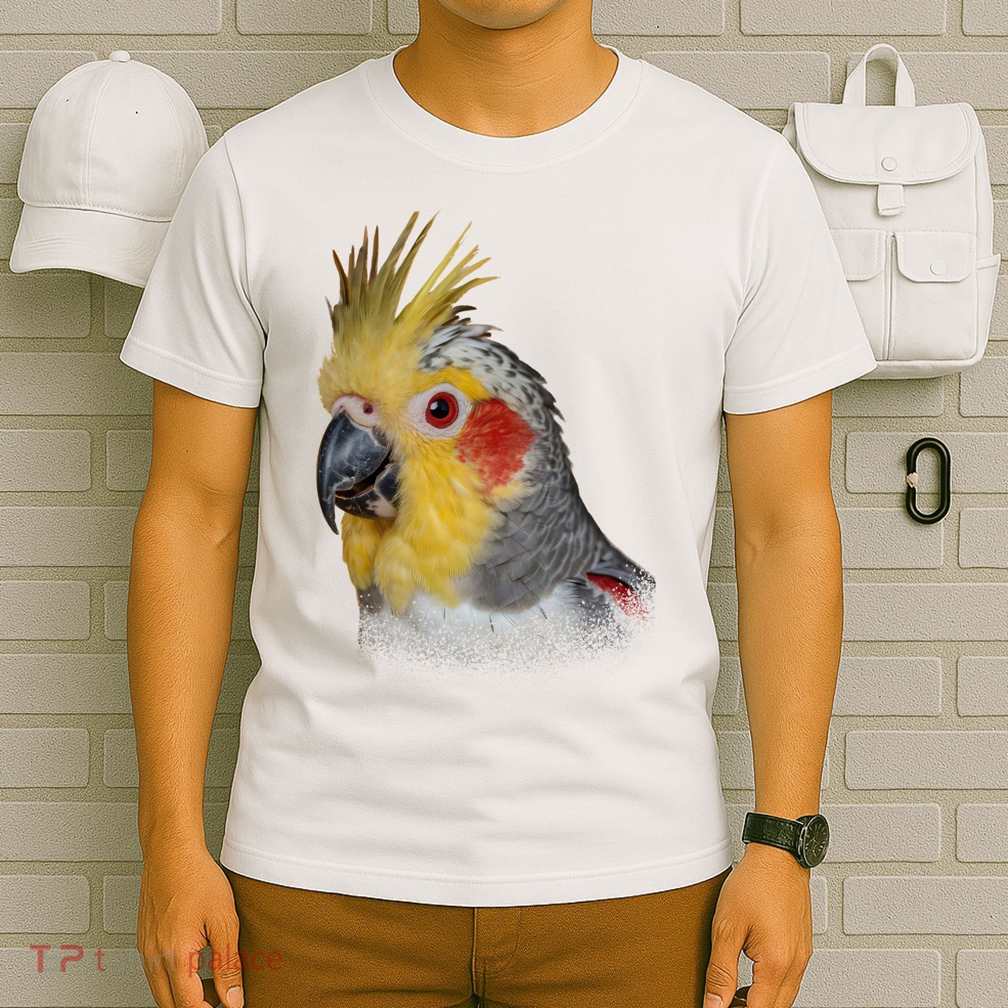 Captivating Cockatiel Portrait T-Shirt