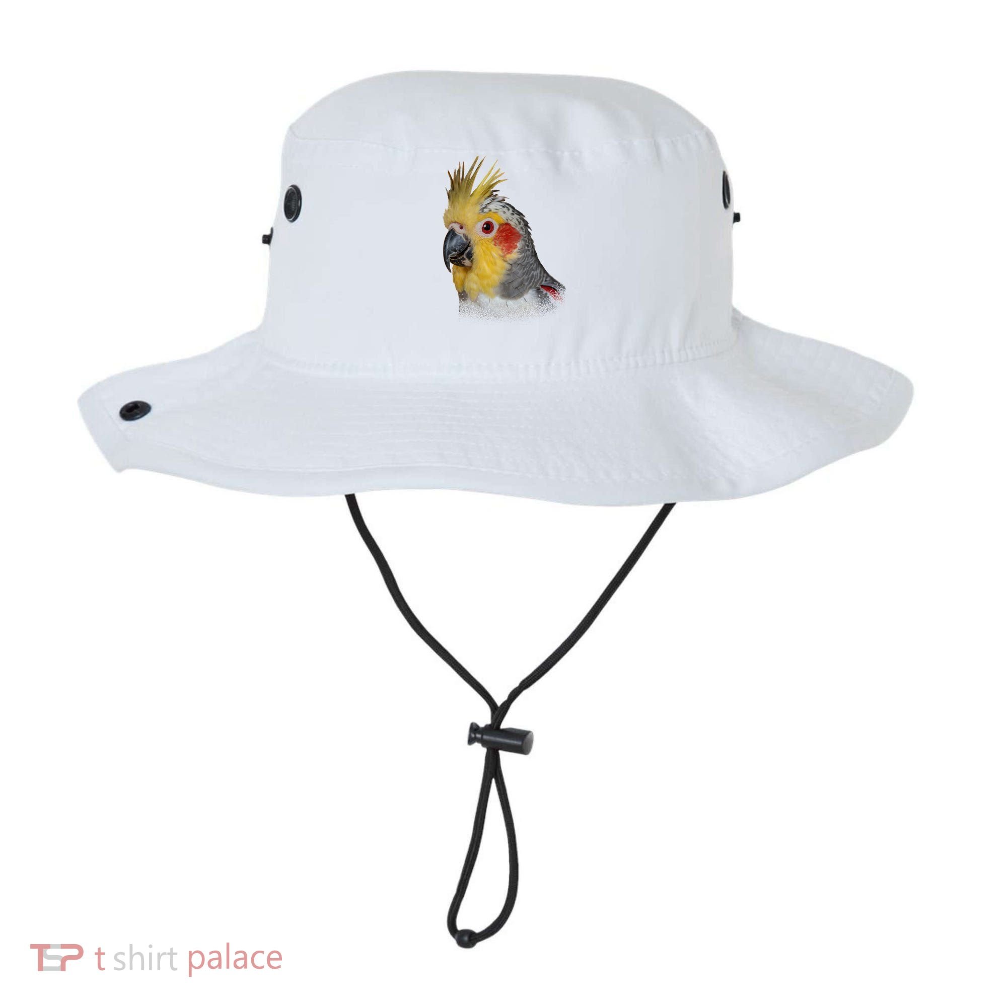 Captivating Cockatiel Portrait Bucket Hat