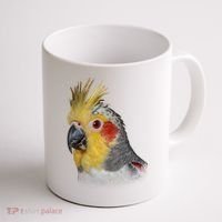 Captivating Cockatiel Portrait Coffee Mug thumb 1
