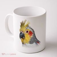 Captivating Cockatiel Portrait Coffee Mug thumb 0