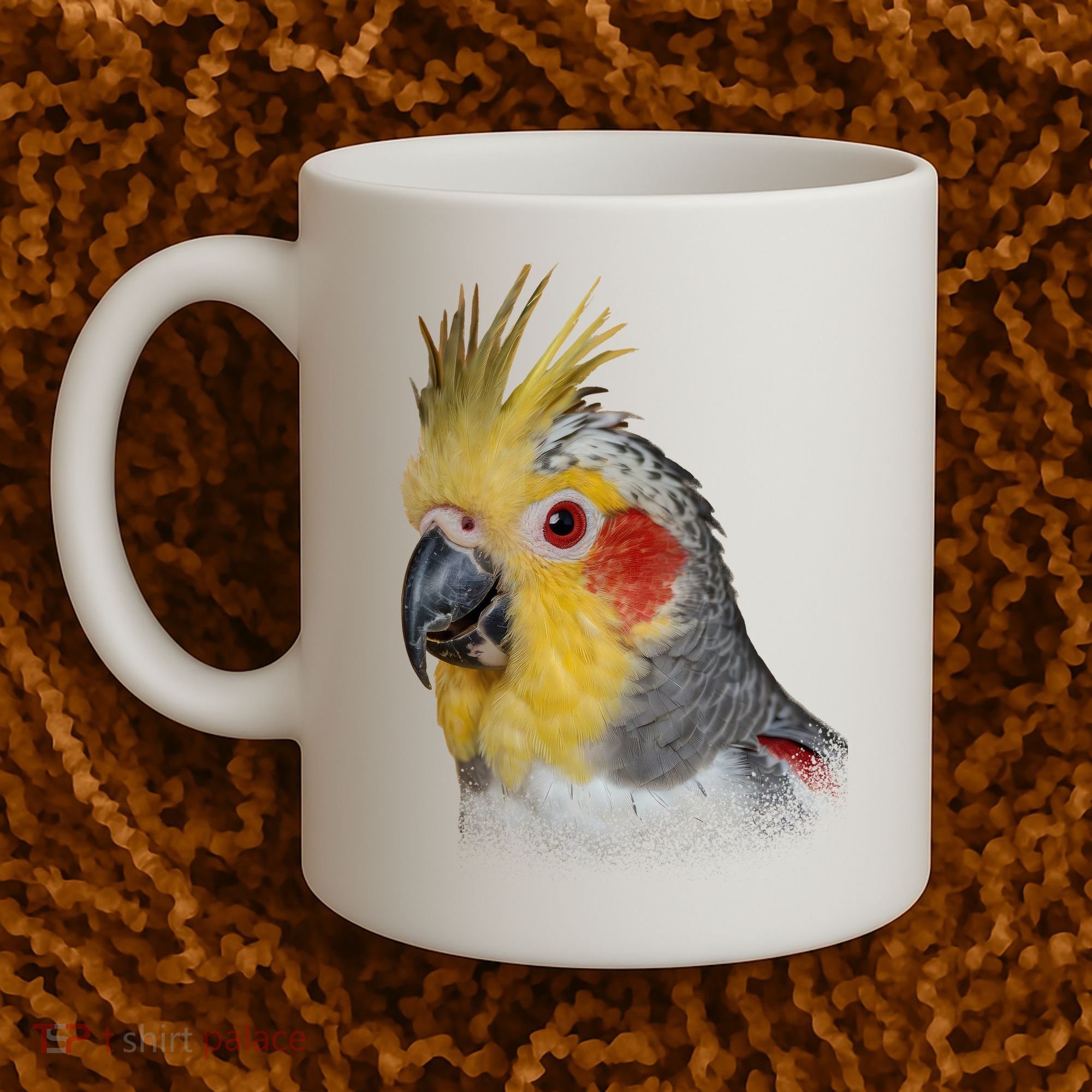 Captivating Cockatiel Portrait Coffee Mug