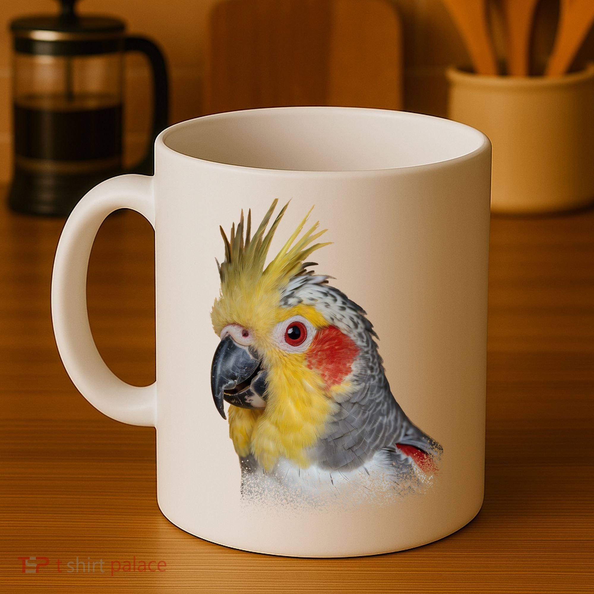 Captivating Cockatiel Portrait Coffee Mug