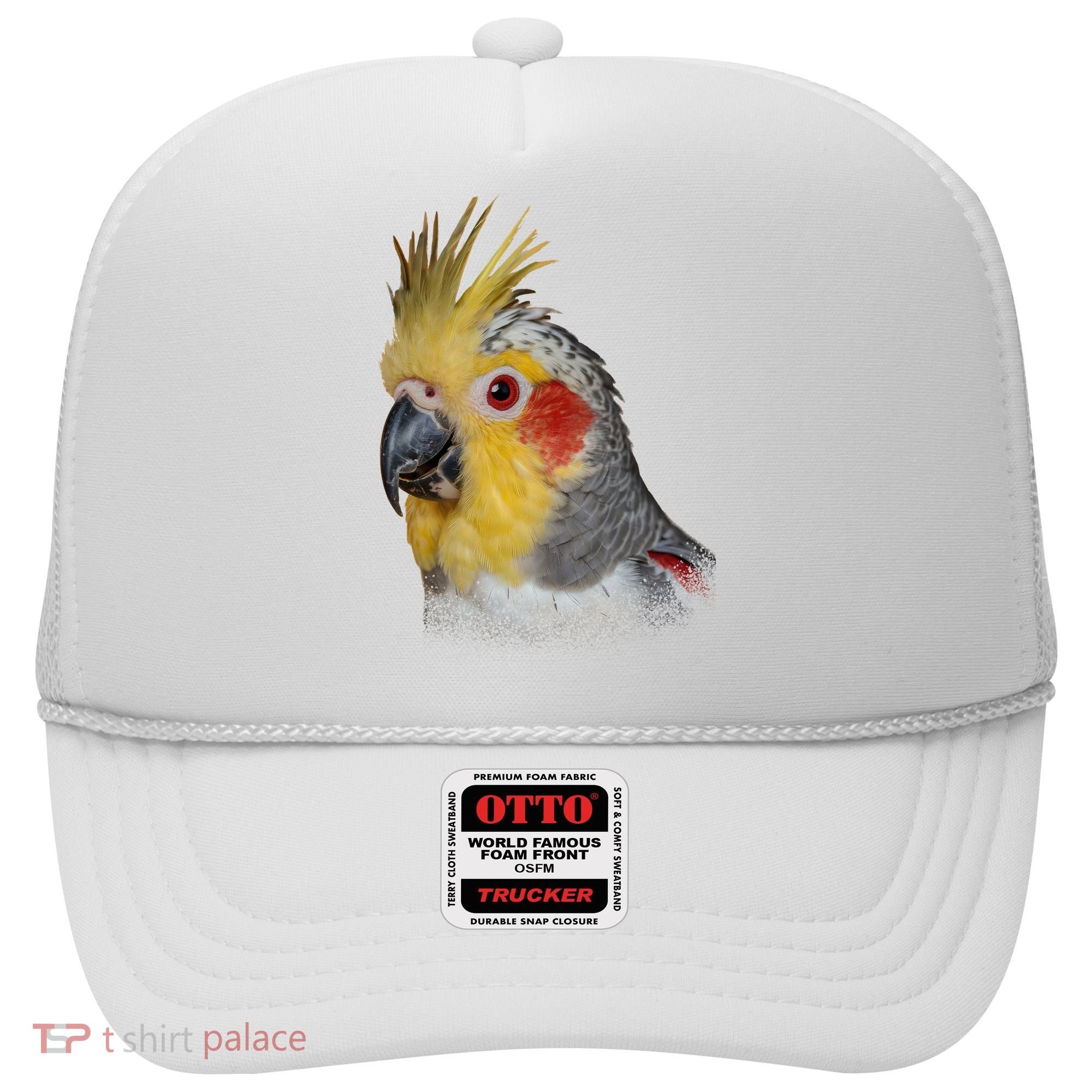Captivating Cockatiel Portrait Hat