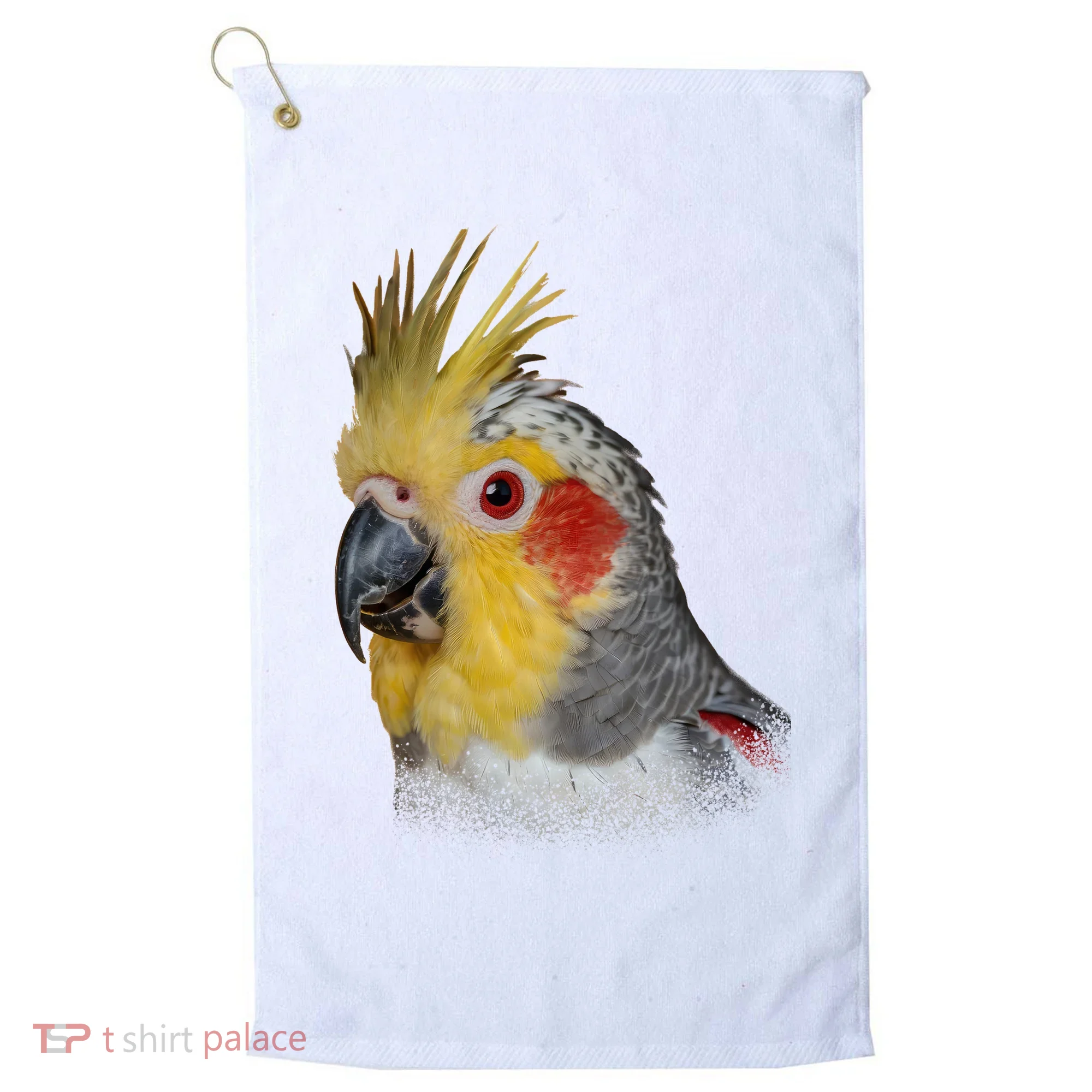 Captivating Cockatiel Portrait Golf Towel