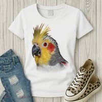 Captivating Cockatiel Portrait Women's T-Shirt thumb 3