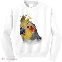 Captivating Cockatiel Portrait Kids Sweatshirt thumb 0
