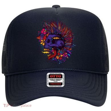 Cool Colorful Punk Mohawk Skull Hat