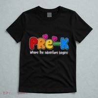 Cute Colorful Pre K Where The Adventure Begins T-Shirt thumb 5