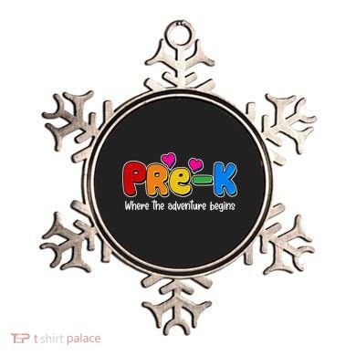 Cute Colorful Pre K Where The Adventure Begins Ornament