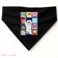Cute Cat Purring In My Lap Cause It Loves Me Cat Lover USA-Made Doggie Bandana thumb 0