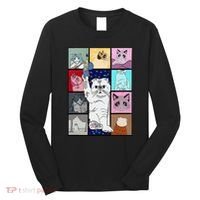 Cute Cat Purring In My Lap Cause It Loves Me Cat Lover Long Sleeve Shirt thumb 0