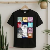 Cute Cat Purring In My Lap Cause It Loves Me Cat Lover T-Shirt thumb 2