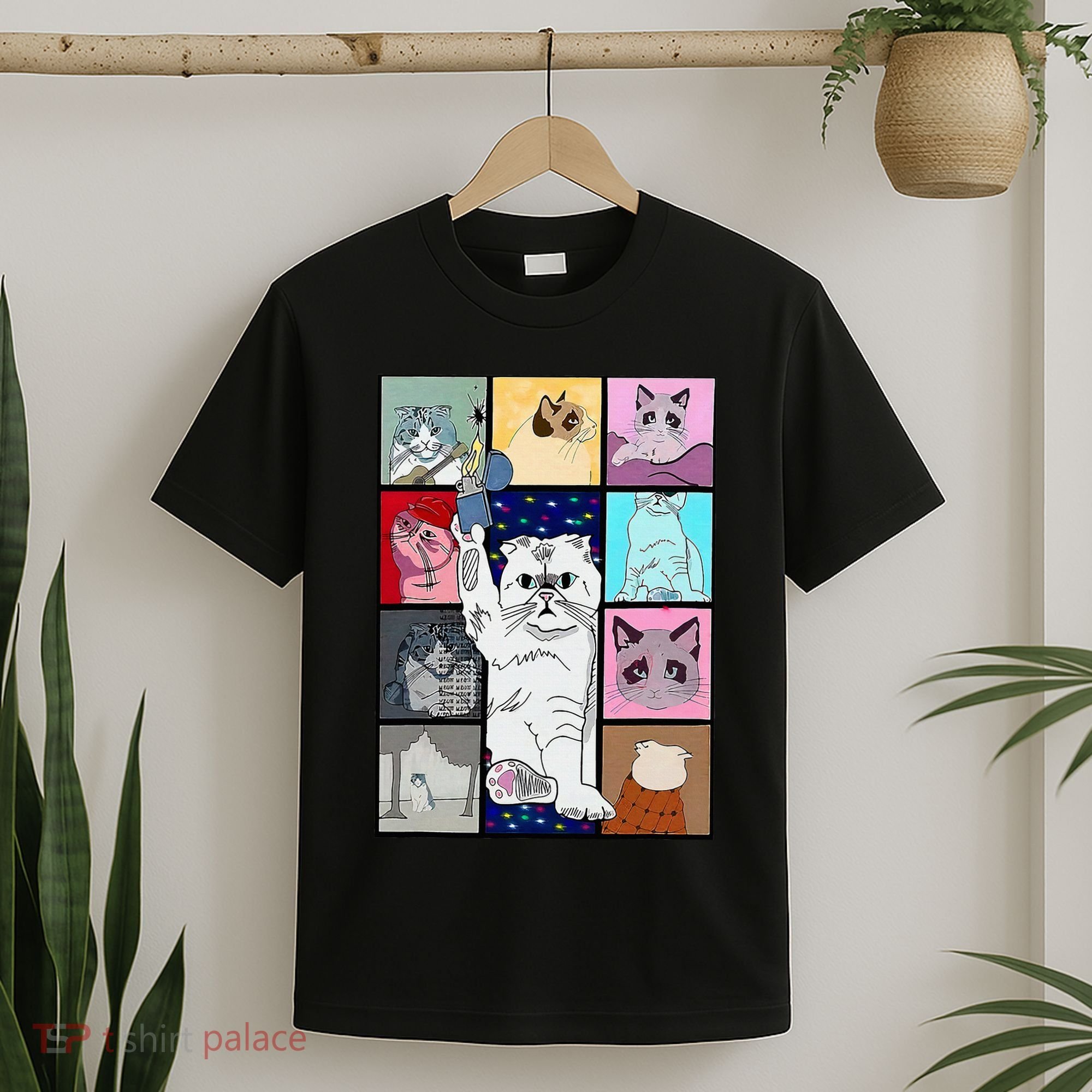 Cute Cat Purring In My Lap Cause It Loves Me Cat Lover T-Shirt