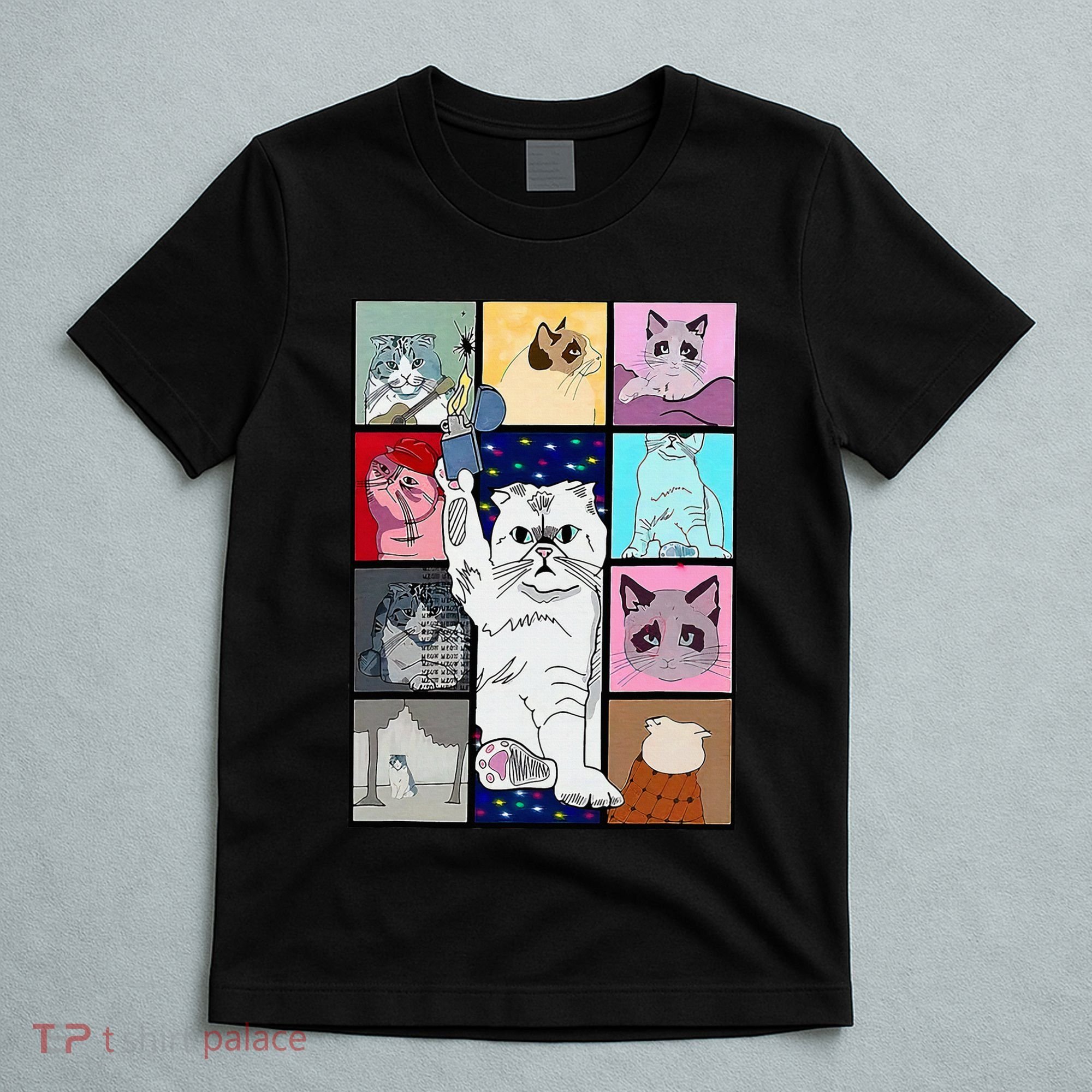 Cute Cat Purring In My Lap Cause It Loves Me Cat Lover T-Shirt