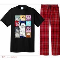 Cute Cat Purring In My Lap Cause It Loves Me Cat Lover Pajama Set thumb 0