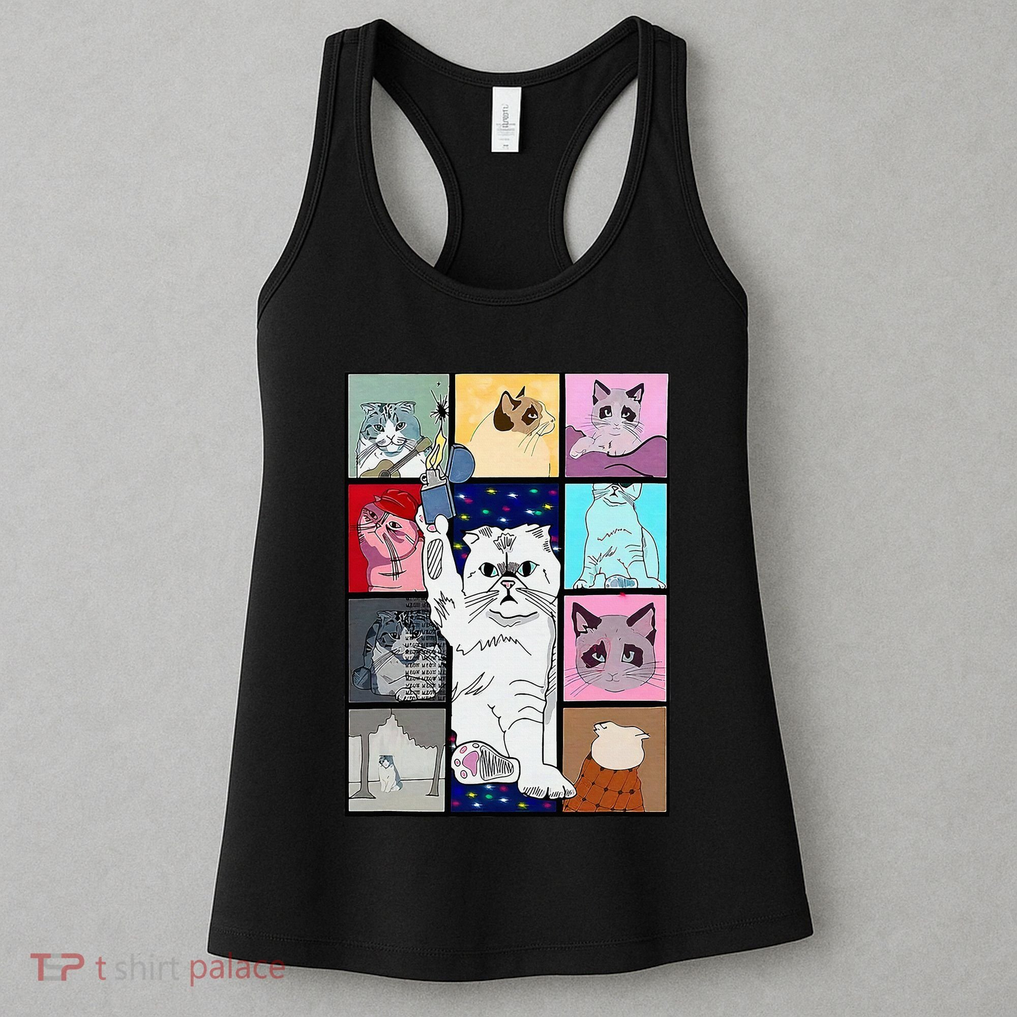 Cute Cat Purring In My Lap Cause It Loves Me Cat Lover Women's Tank Top