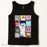 Cute Cat Purring In My Lap Cause It Loves Me Cat Lover Tank Top thumb 2