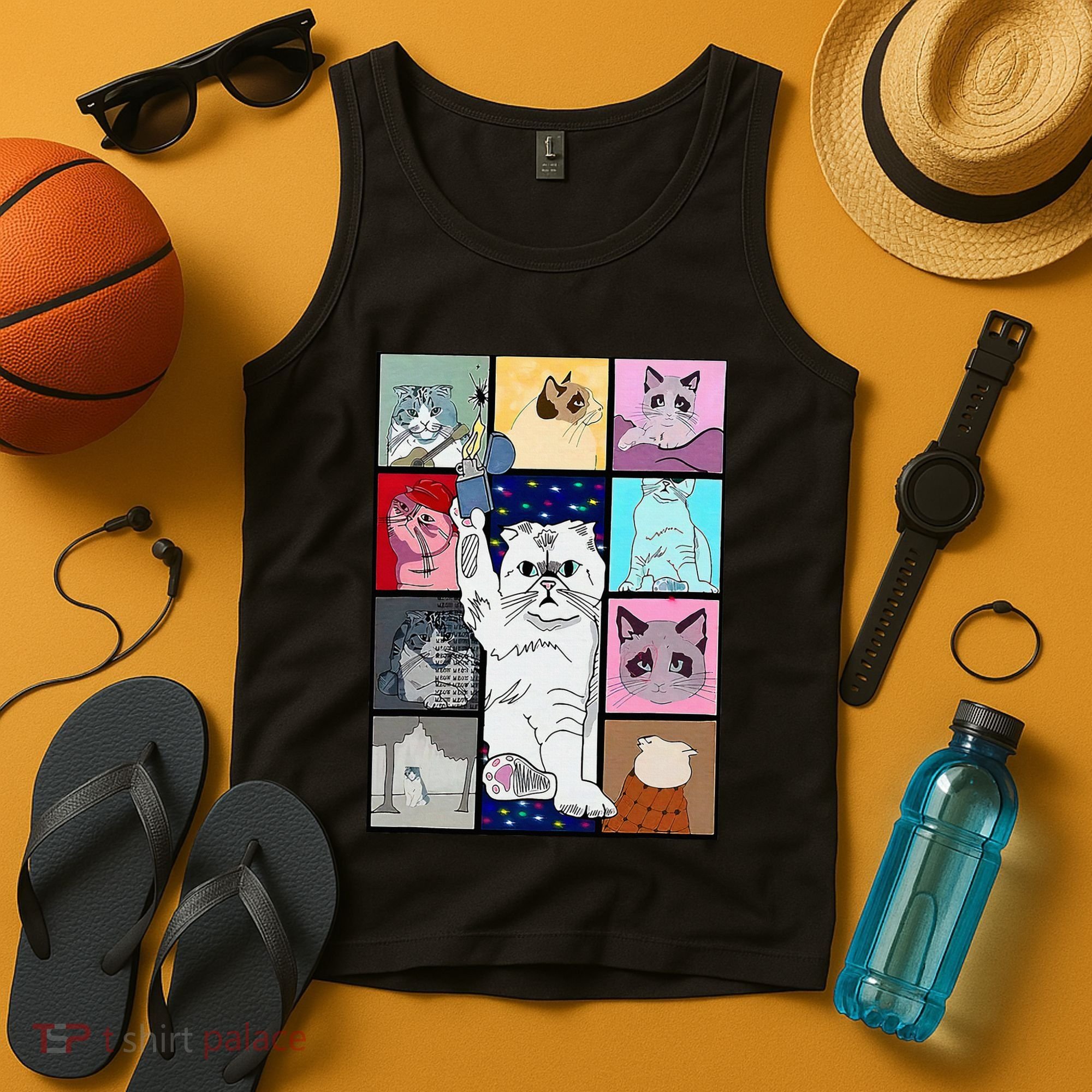 Cute Cat Purring In My Lap Cause It Loves Me Cat Lover Tank Top