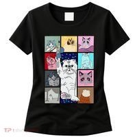 Cute Cat Purring In My Lap Cause It Loves Me Cat Lover Women's T-Shirt thumb 0