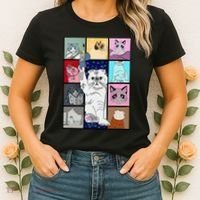 Cute Cat Purring In My Lap Cause It Loves Me Cat Lover Women's T-Shirt thumb 2