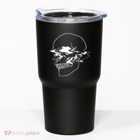 Creepy Cool Pastel Vaporwave Skull Tumbler thumb 0