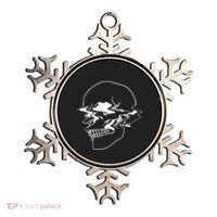 Creepy Cool Pastel Vaporwave Skull Ornament thumb 0
