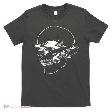 Creepy Cool Pastel Vaporwave Skull T-Shirt