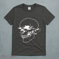 Creepy Cool Pastel Vaporwave Skull T-Shirt thumb 5
