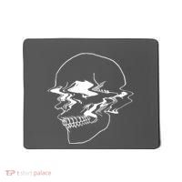 Creepy Cool Pastel Vaporwave Skull Mousepad thumb 0