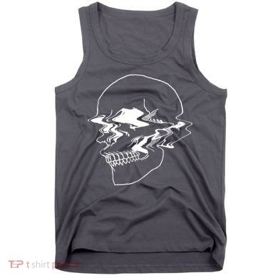 Creepy Cool Pastel Vaporwave Skull Tank Top