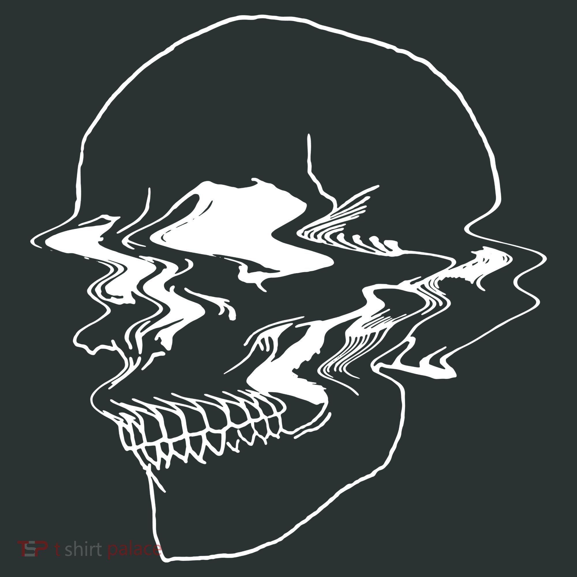 Creepy Cool Pastel Vaporwave Skull Tank Top