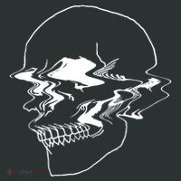 Creepy Cool Pastel Vaporwave Skull Kids T-Shirt thumb 4