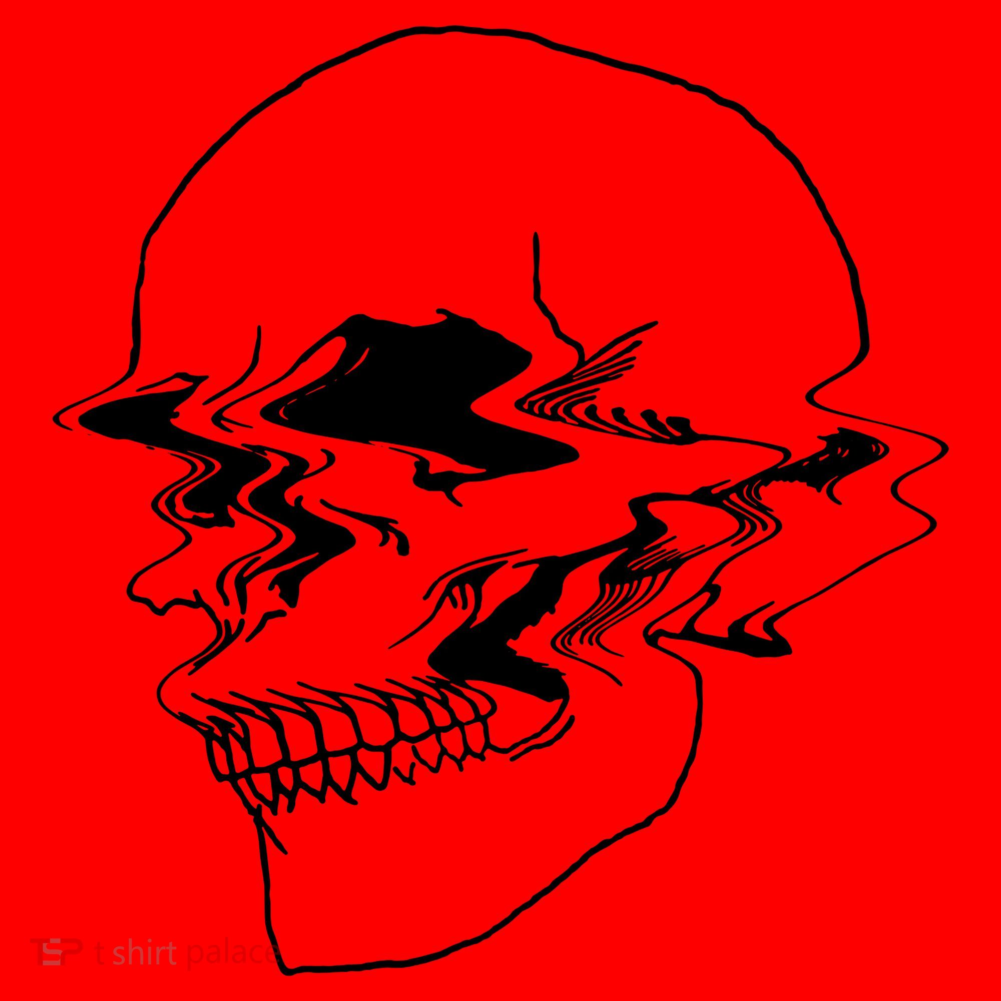 Creepy Cool Pastel Vaporwave Skull Santa Hat