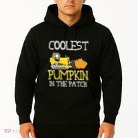 Cutest Coolest Pumpkin In The Patch Halloween Boys Gift Hoodie thumb 2