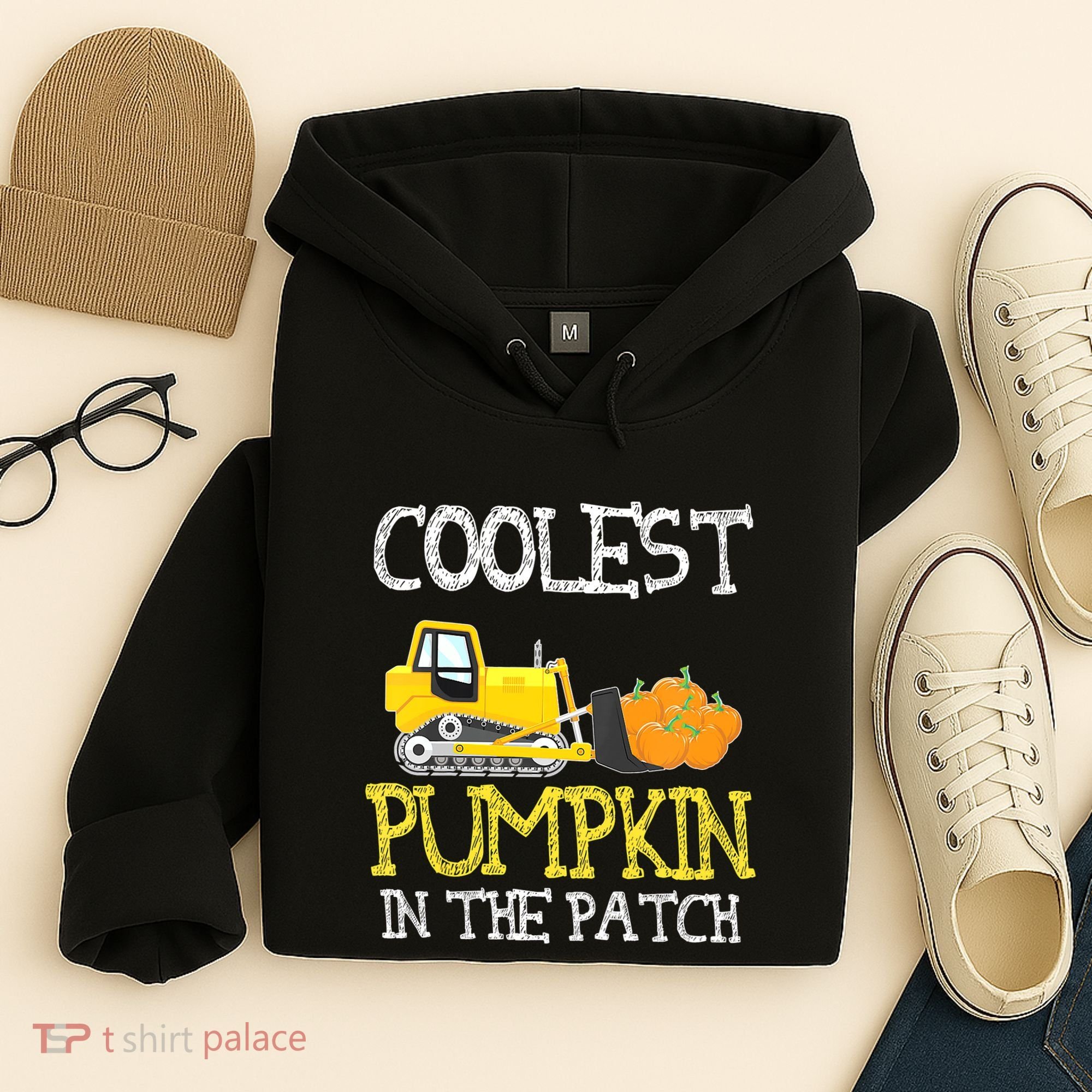 Cutest Coolest Pumpkin In The Patch Halloween Boys Gift Hoodie