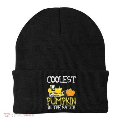 Cutest Coolest Pumpkin In The Patch Halloween Boys Gift Beanie
