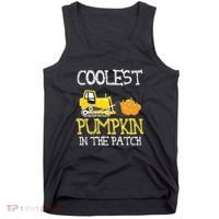Cutest Coolest Pumpkin In The Patch Halloween Boys Gift Tank Top thumb 0