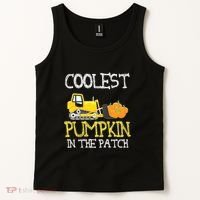 Cutest Coolest Pumpkin In The Patch Halloween Boys Gift Tank Top thumb 2