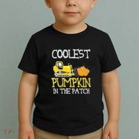 Cutest Coolest Pumpkin In The Patch Halloween Boys Gift Toddler T-Shirt thumb 2
