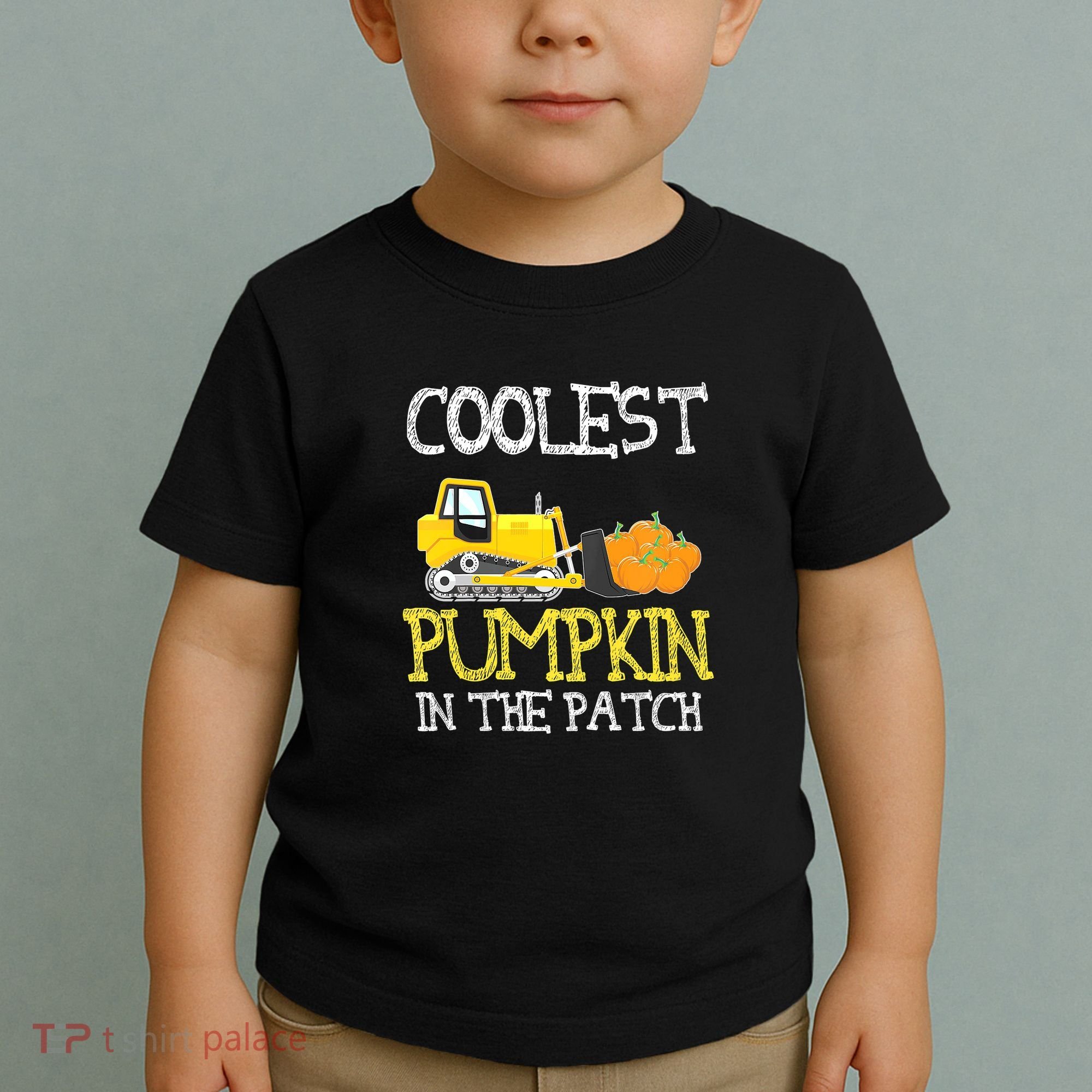 Cutest Coolest Pumpkin In The Patch Halloween Boys Gift Toddler T-Shirt