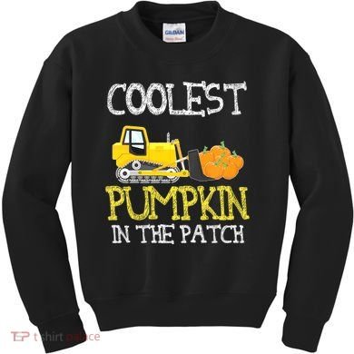Cutest Coolest Pumpkin In The Patch Halloween Boys Gift Kids Sweatshirt