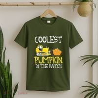 Cutest Coolest Pumpkin In The Patch Halloween Boys Gift T-Shirt thumb 2