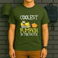 Cutest Coolest Pumpkin In The Patch Halloween Boys Gift T-Shirt thumb 6