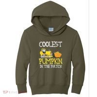 Cutest Coolest Pumpkin In The Patch Halloween Boys Gift Kids Hoodie thumb 0