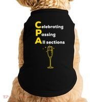 Cpa Celebrating Passing Test New Accountant Gift Doggie Tank thumb 0