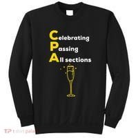 Cpa Celebrating Passing Test New Accountant Gift Sweatshirt thumb 0