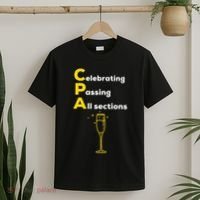 Cpa Celebrating Passing Test New Accountant Gift T-Shirt thumb 2