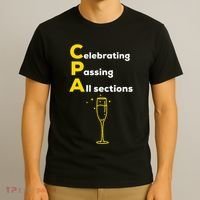 Cpa Celebrating Passing Test New Accountant Gift T-Shirt thumb 3