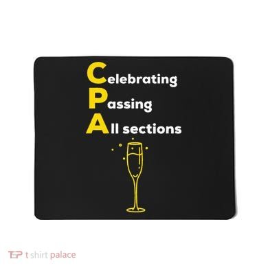 Cpa Celebrating Passing Test New Accountant Gift Mousepad
