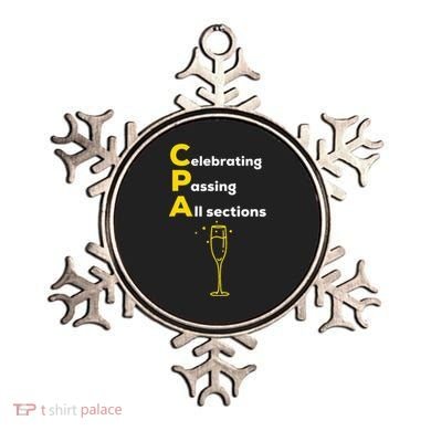 Cpa Celebrating Passing Test New Accountant Gift Ornament